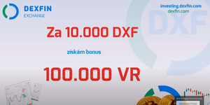 Za 1 DXF token 10 VR tokenov